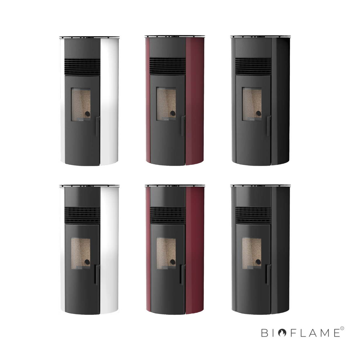 SALAMANDRA A PELLETS CANALIZÁVEL - SOLZAIMA AMAZON 9 KW