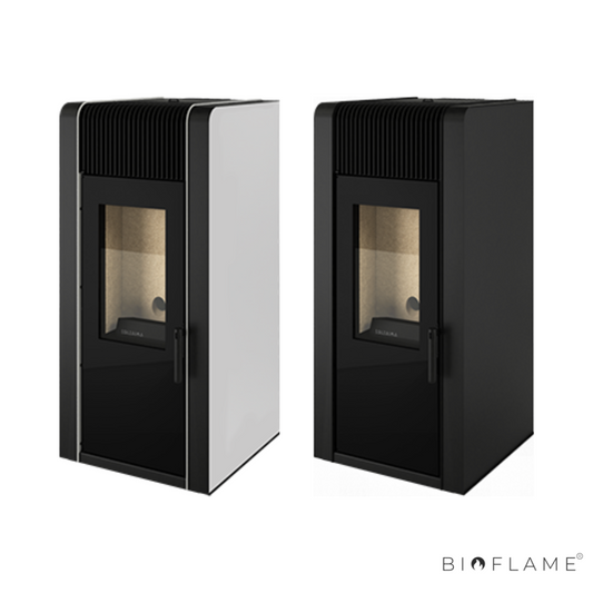 SALAMANDRA A PELLETS CANALIZÁVEL - SOLZAIMA ASPEN COLLECTION 12 KW