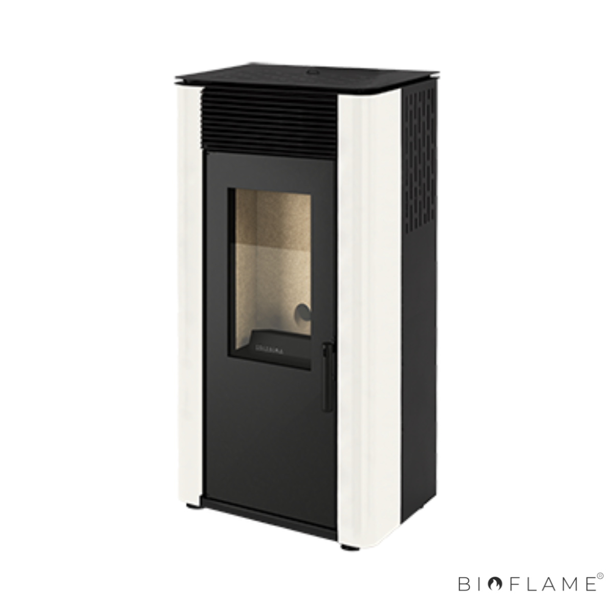 SALAMANDRA A PELLETS CANALIZÁVEL - SOLZAIMA FUJI COLLECTION 12 KW