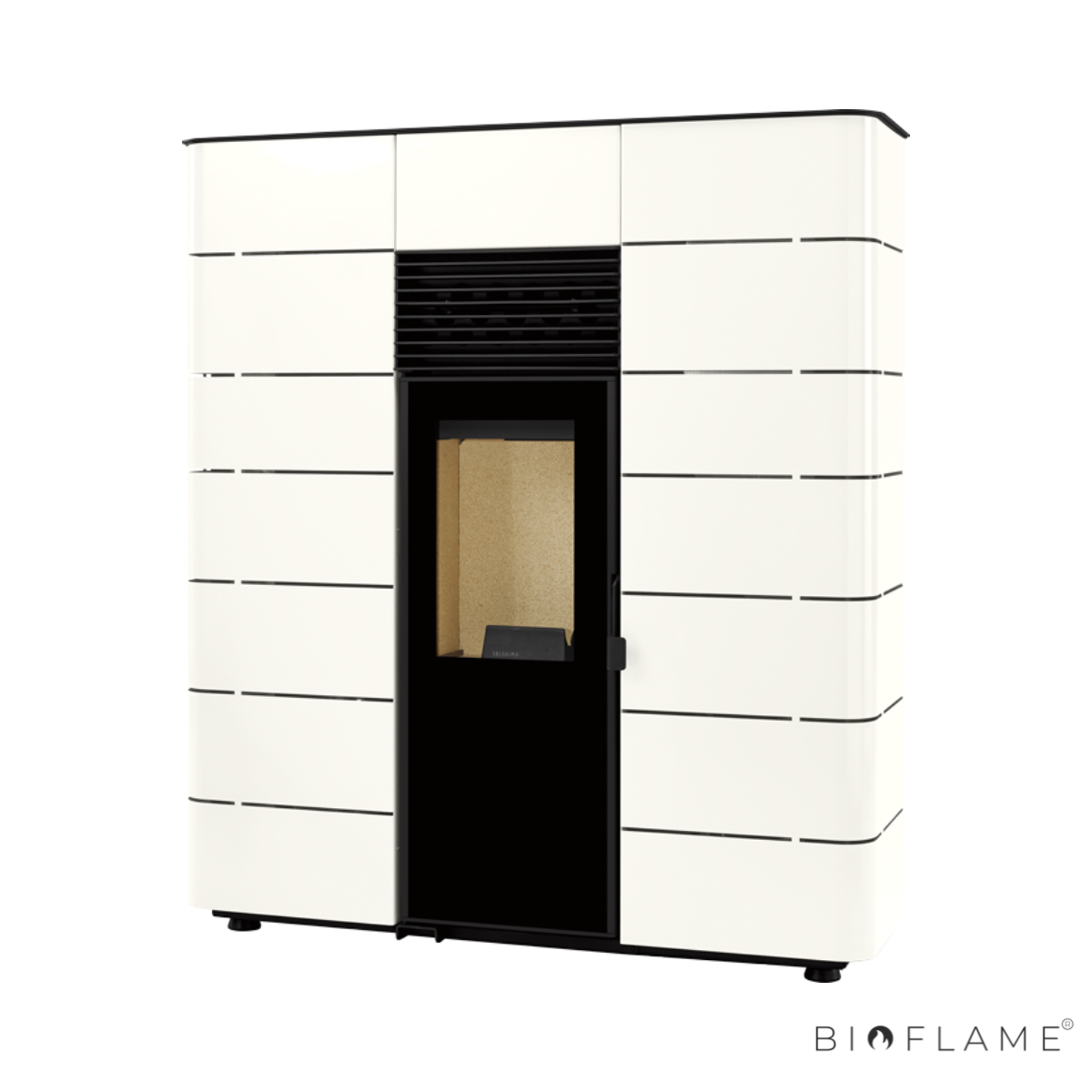 SALAMANDRA A PELLETS CANALIZÁVEL - SOLZAIMA NEVADA 7 KW