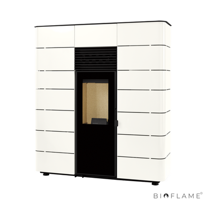SALAMANDRA A PELLETS CANALIZÁVEL - SOLZAIMA NEVADA 7 KW