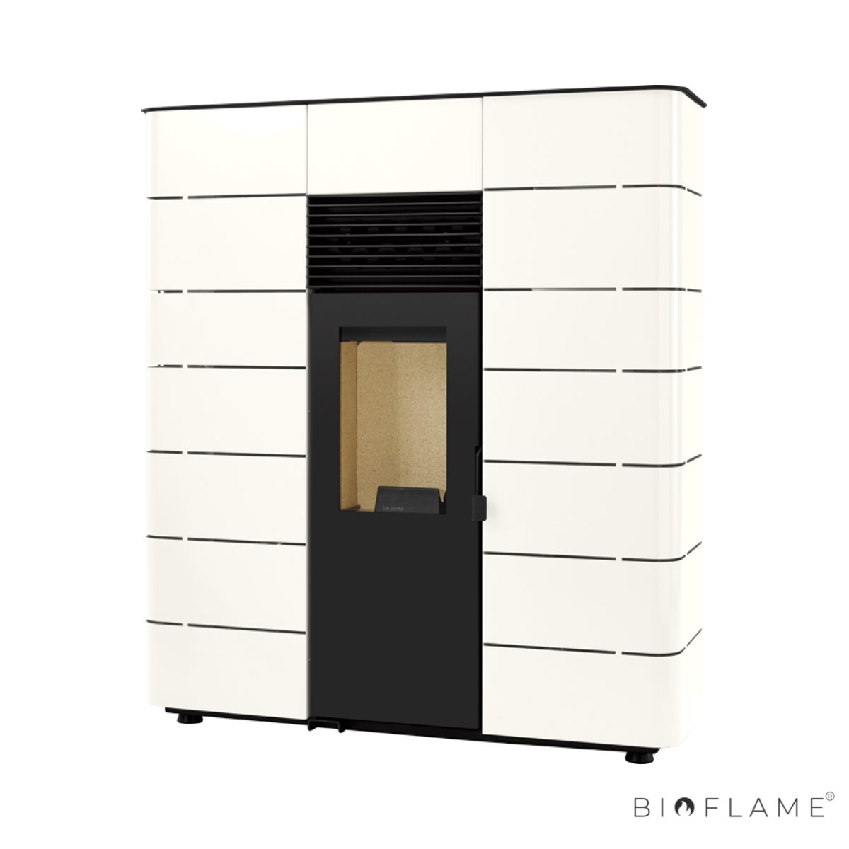 SALAMANDRA A PELLETS CANALIZÁVEL - SOLZAIMA NEVADA 7 KW