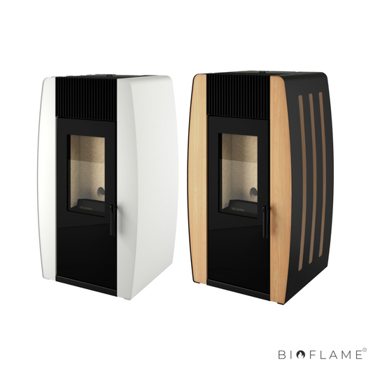 SALAMANDRA A PELLETS CANALIZÁVEL - SOLZAIMA PINE COLLECTION 12 KW
