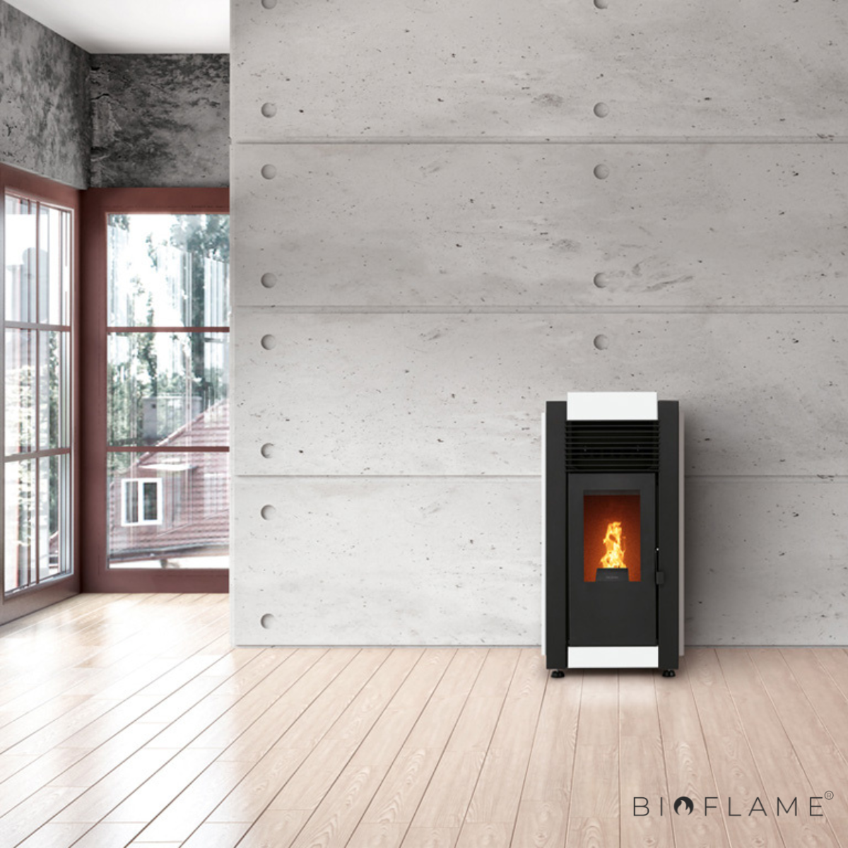SALAMANDRA A PELLETS - SOLZAIMA ALPES 10 KW