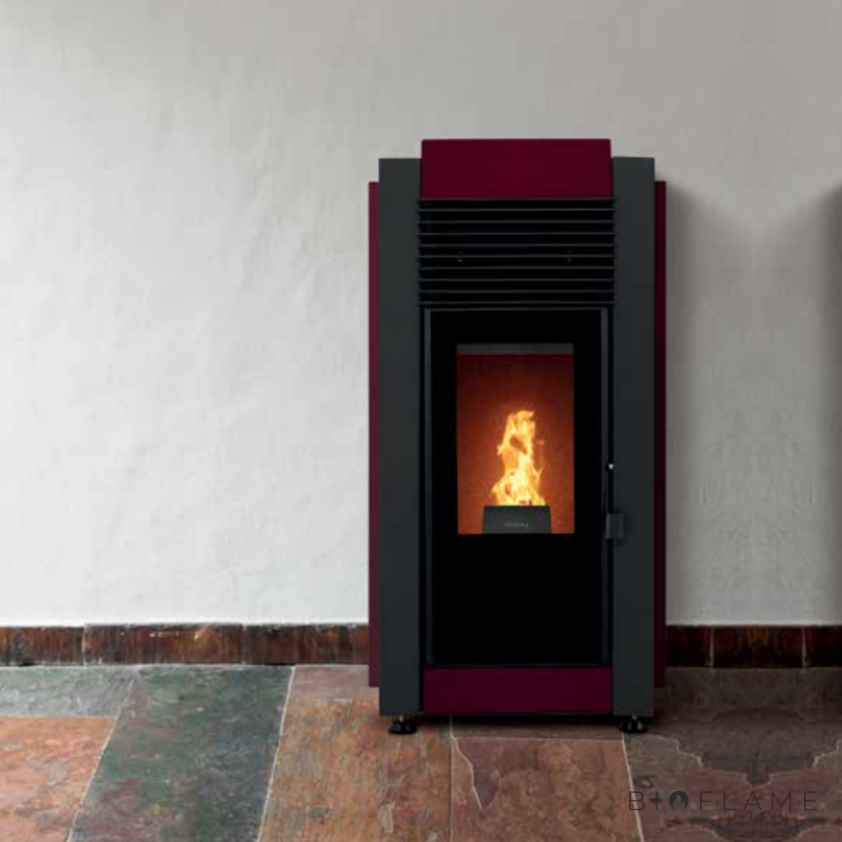 SALAMANDRA A PELLETS - SOLZAIMA ALPES 8 KW