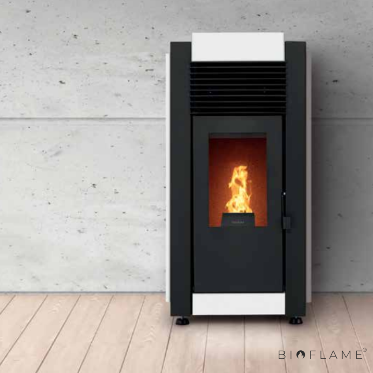 SALAMANDRA A PELLETS - SOLZAIMA ALPES 8 KW