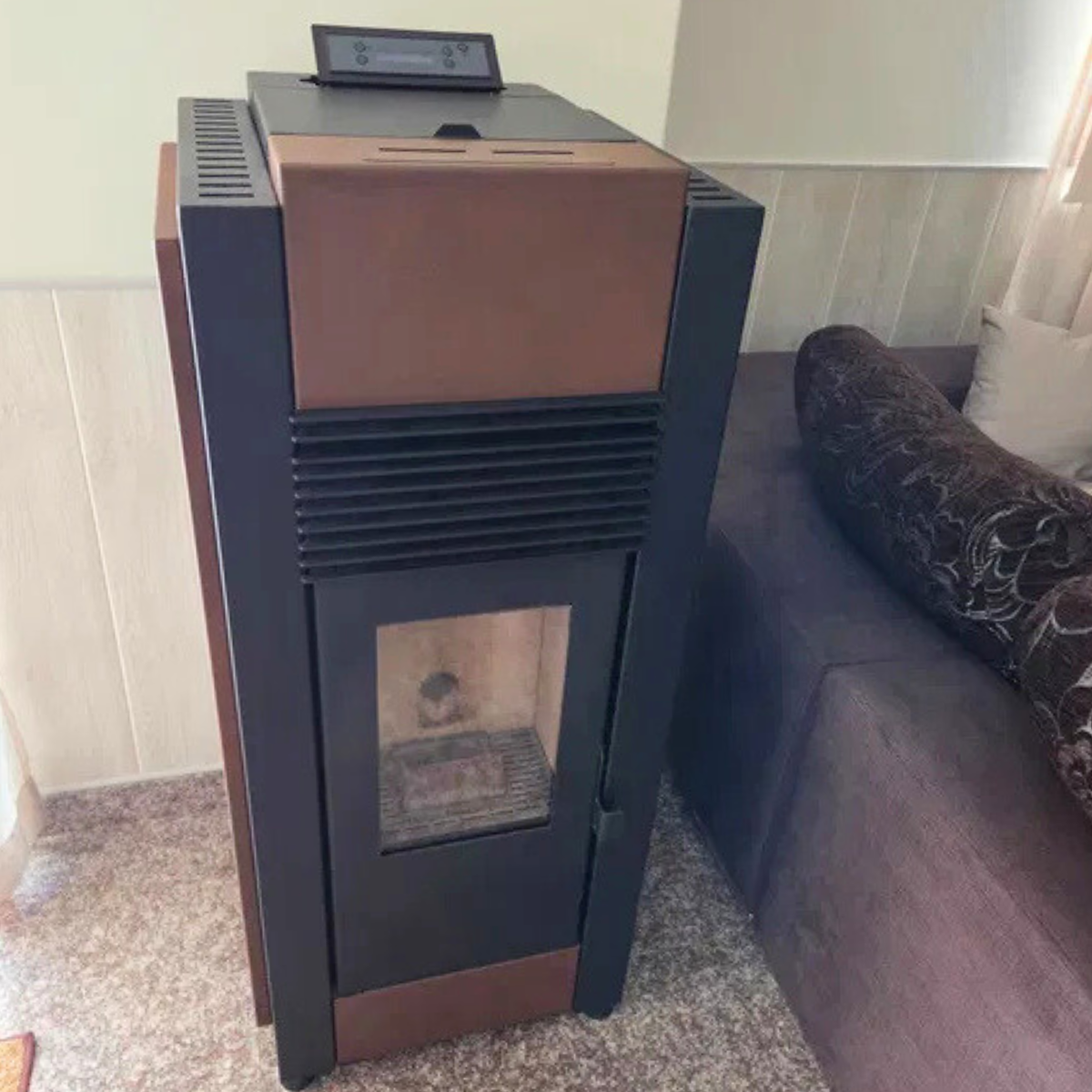 SALAMANDRA A PELLETS - SOLZAIMA ALPES 8 KW