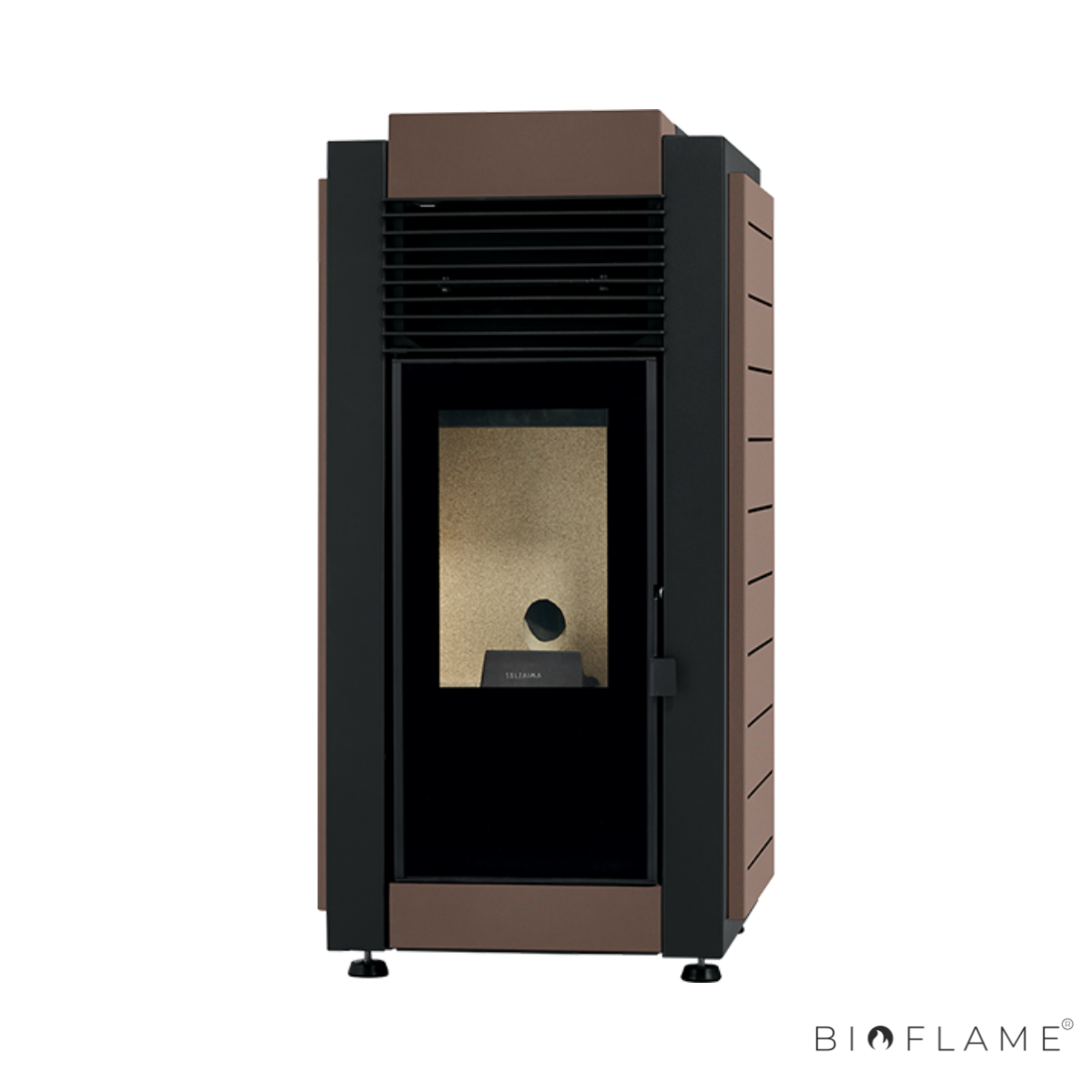 SALAMANDRA A PELLETS - SOLZAIMA ALPES 8 KW
