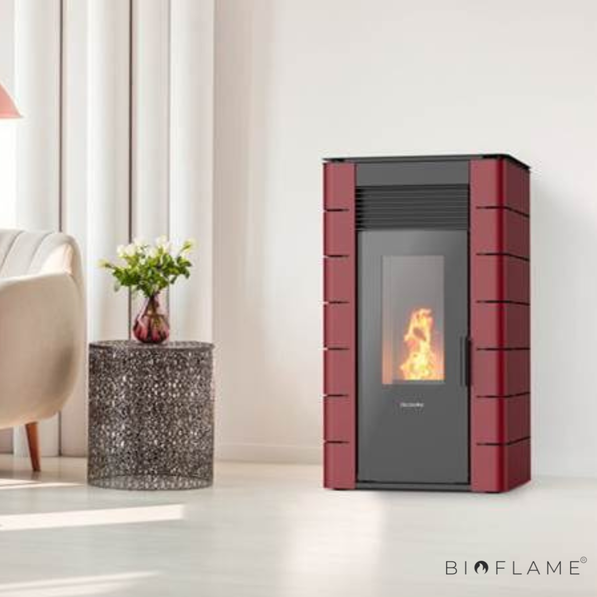 SALAMANDRA A PELLETS - SOLZAIMA EUROPA 8 KW