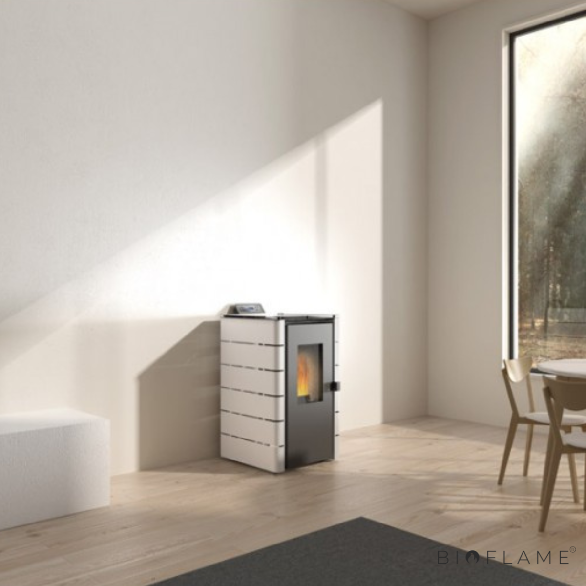 SALAMANDRA A PELLETS - SOLZAIMA EUROPA 8 KW