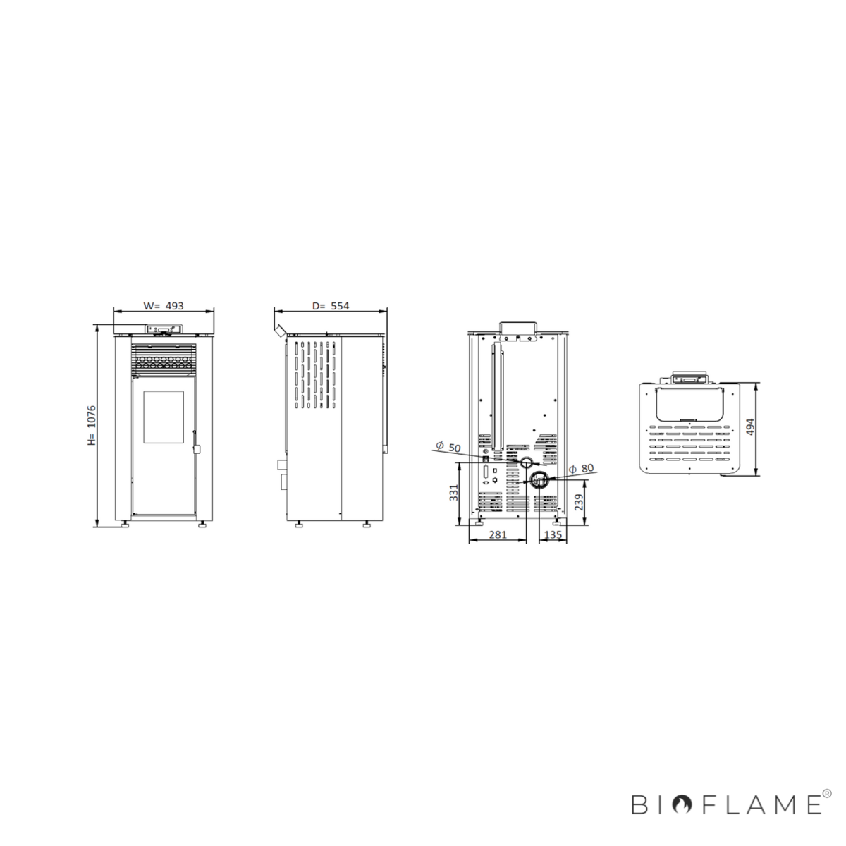 SALAMANDRA A PELLETS - SOLZAIMA FUJI COLLECTION 10 KW