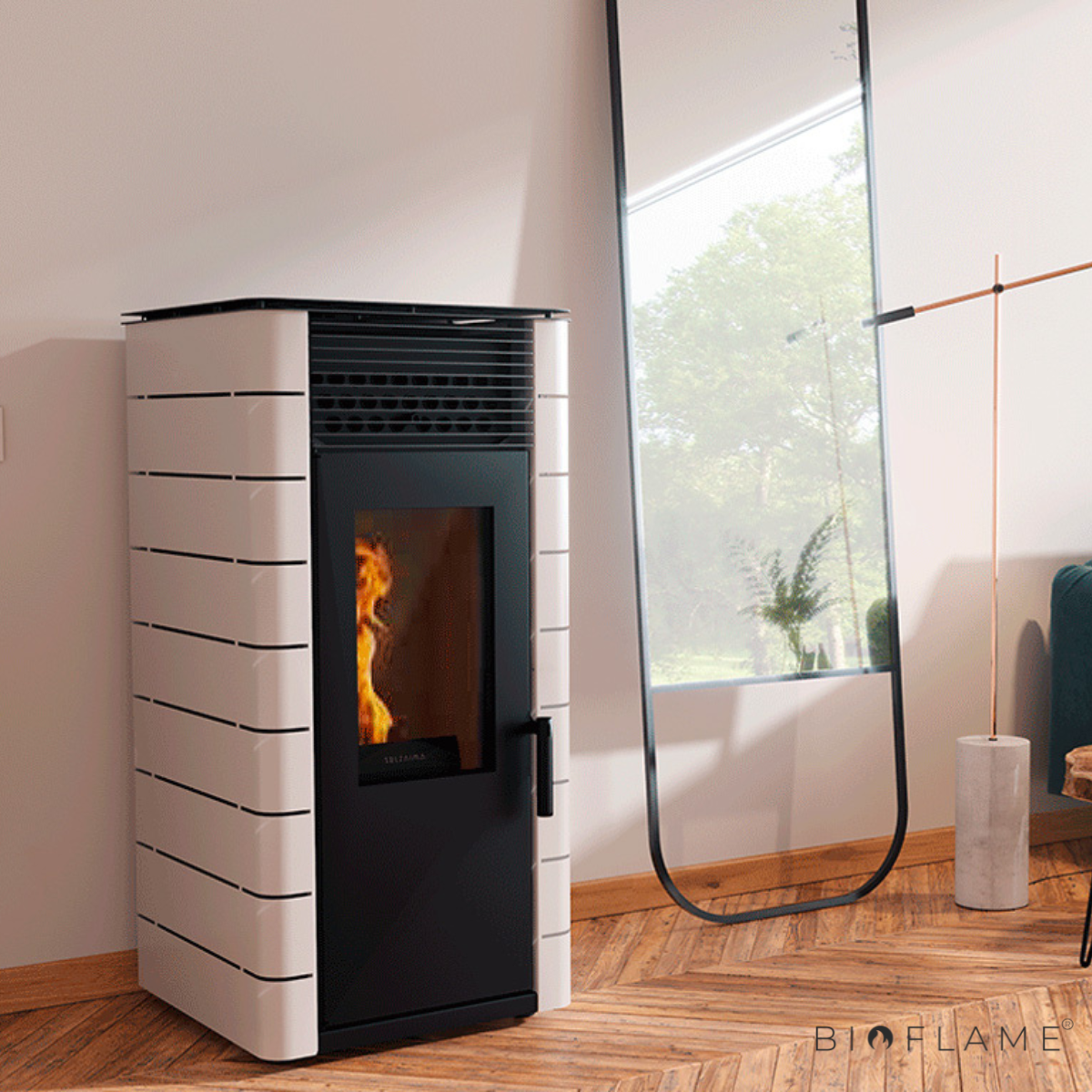 SALAMANDRA A PELLETS - SOLZAIMA HIMALAIA COLLECTION 10 KW