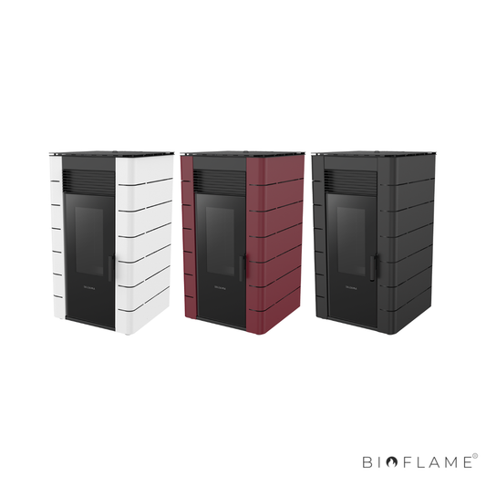 SALAMANDRA A PELLETS PARA AQUECIMENTO CENTRAL - SOLZAIMA HIDRO HIMALAIA 12 KW