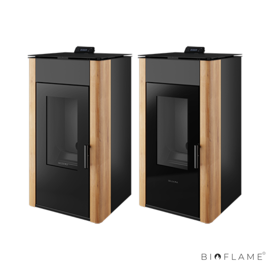 SALAMANDRA A PELLETS PARA AQUECIMENTO CENTRAL - SOLZAIMA HIDRO FUJI 17 KW