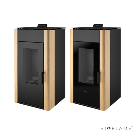 SALAMANDRA A PELLETS PARA AQUECIMENTO CENTRAL - SOLZAIMA HIDRO FUJI 23 KW