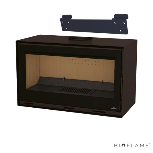 SALAMANDRA A LENHA - BRONPI CAIRO 90 BOX SUSPENSA