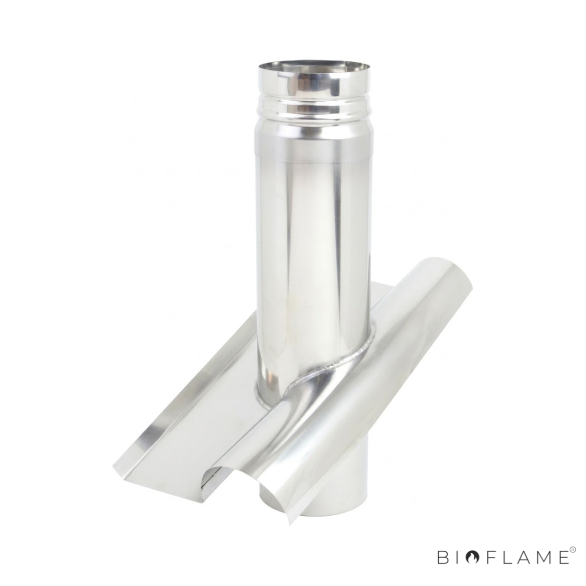 TELHA LUSA DIREITA COM TUBO 50CM - VM CHAMINÉS