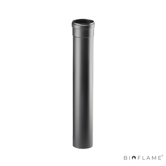 TUBO AÇO 1,2MM COR PRETA 80MM - APROS