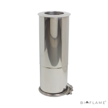 TUBO EXTENSÍVEL PAREDE DUPLA COM ABRAÇADEIRA - VM CHAMINÉS CLOSETOP
