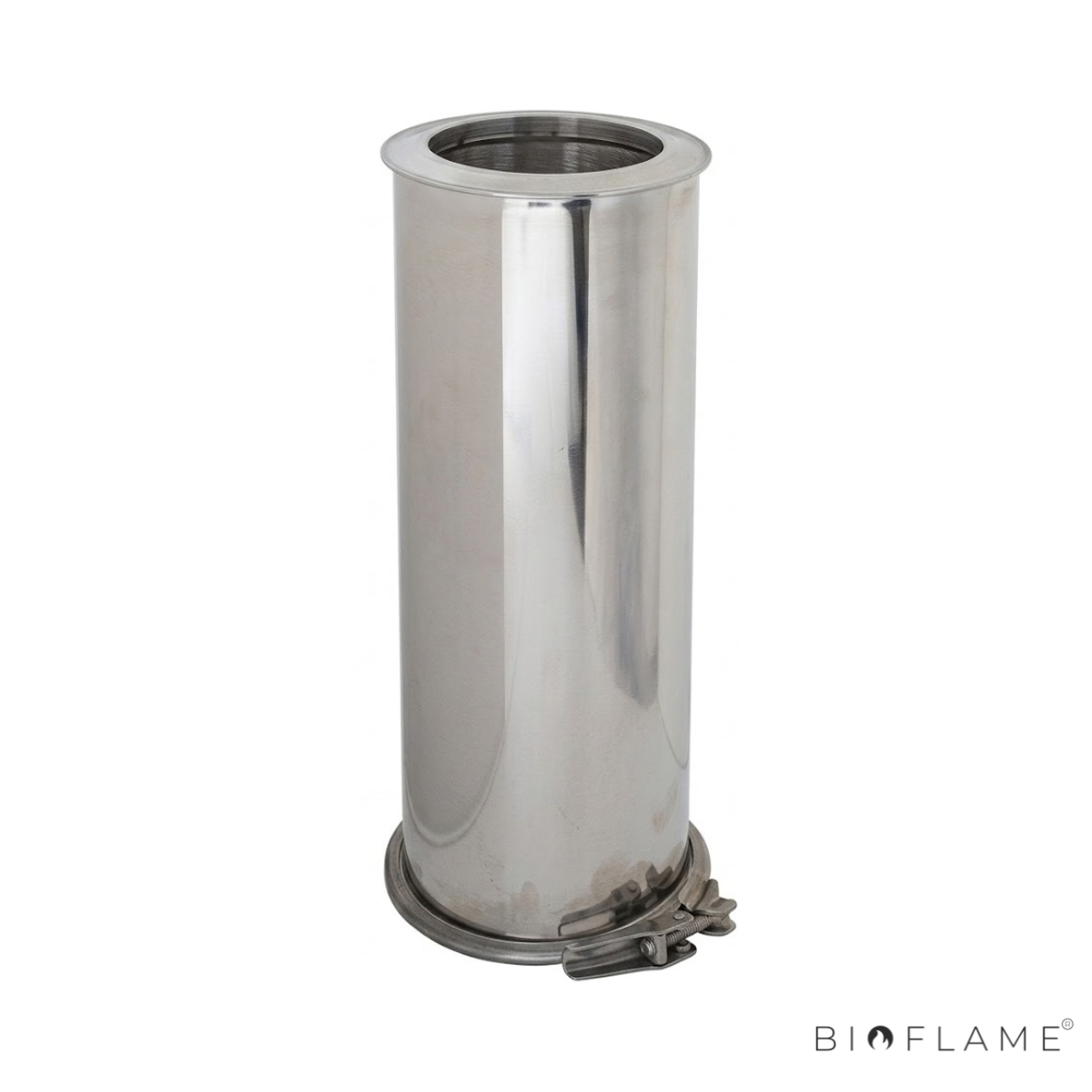 TUBO PAREDE DUPLA COM ABRAÇADEIRA - VM CHAMINÉS CLOSETOP