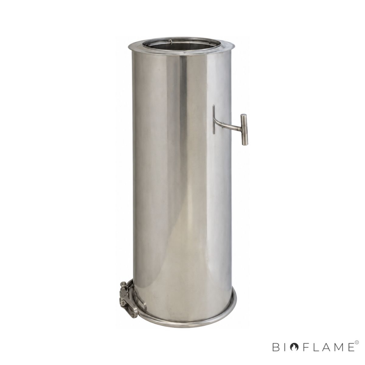 TUBO PAREDE DUPLA COM REGISTO E ABRAÇADEIRA - VM CHAMINÉS CLOSETOP