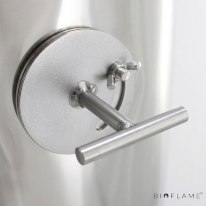 TUBO PAREDE DUPLA COM REGISTO E ABRAÇADEIRA - VM CHAMINÉS CLOSETOP