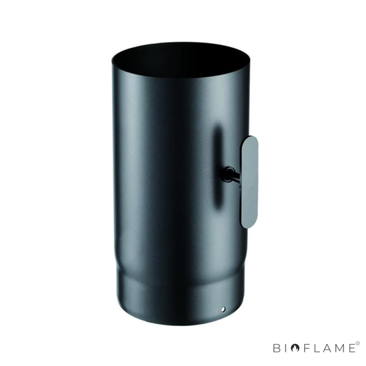 TUBO DE AÇO PRETO COM REGISTO APROS - ESPESSURA 2MM, COMPRIMENTO 300MM