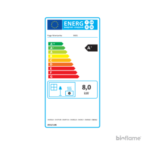 Classificação energética A+ do Recuperador de Calor a Lenha Fogo Montanha Classic E601