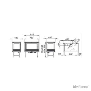 Este desenho técnico apresenta todas as dimensões e detalhes de construção do Recuperador de Calor a Lenha Paris 70 3C. Com ele, você pode planejar a instalação deste recuperador de forma precisa e eficiente, garantindo um ajuste perfeito ao seu ambiente. Conheça cada aspecto deste produto e desfrute do calor aconchegante e eficiente que ele proporciona à sua casa.