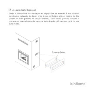 Aro para display opcional do Recuperador de Calor a Pellets Solzaima Earth