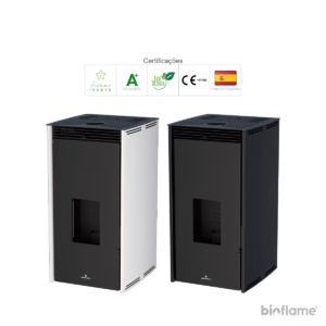 Certificação Ecodesign e Flame Verte 7 Estrelas da Salamandra a Pellets - Biobronpi Free 11.