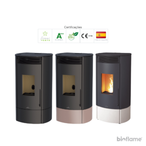 Certificações Ecodesign e Flame Verte da Salamandra a Pellets Canalizável - Biobronpi Mila.