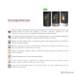 Tecnologias da Salamandra a Pellets Canalizável - Biobronpi Mila. Título: Tecnologias da Salamandra a Pellets Canalizável - Biobronpi Mila.