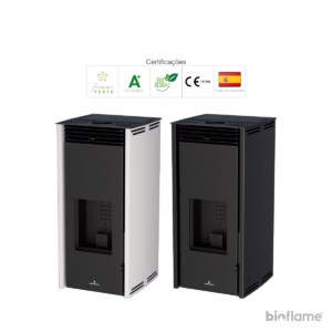 Certificações Ecodesign e Flame Verte 7 Estrelas da Salamandra a Pellets - Biobronpi Free 6.