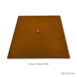 Tampa cooking plate da Churrasqueira em Aço Corten Veneza.