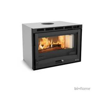 Recuperador de Calor a Lenha com Ventilação - Nordica Extraflame Inserto 70 H49 4.0 na diagonal